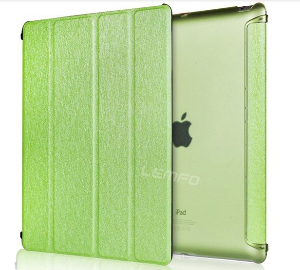 เปิดตัว Smart case สุดหรู เคสแม่เหล็ก Auto Wake Up Sleep Apple iPad 2 3 4 สีทอง บลัชออน ด้านหลังเป็น เคสใส โชว์เครื่อง 246819