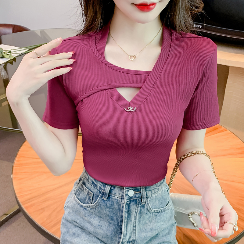เสื้อผ้าวัยรุ่นเกาหลี เสื้อยืดวัยรุ่นผู้หญิง มีขนาด S M L XL
