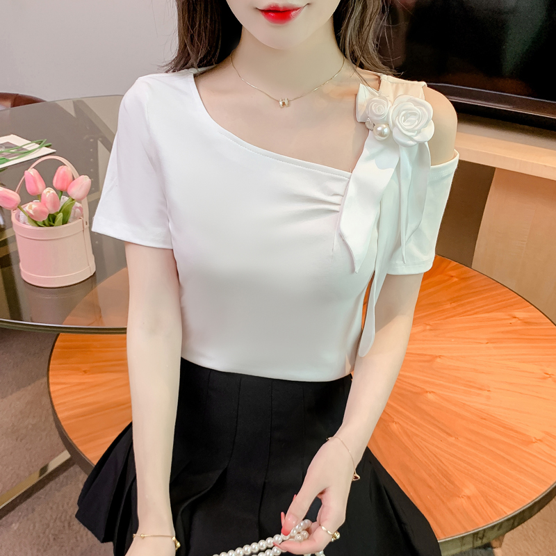 เสื้อผ้าวัยรุ่นเกาหลี เสื้อยืดวัยรุ่นผู้หญิง มีขนาด S M L XL