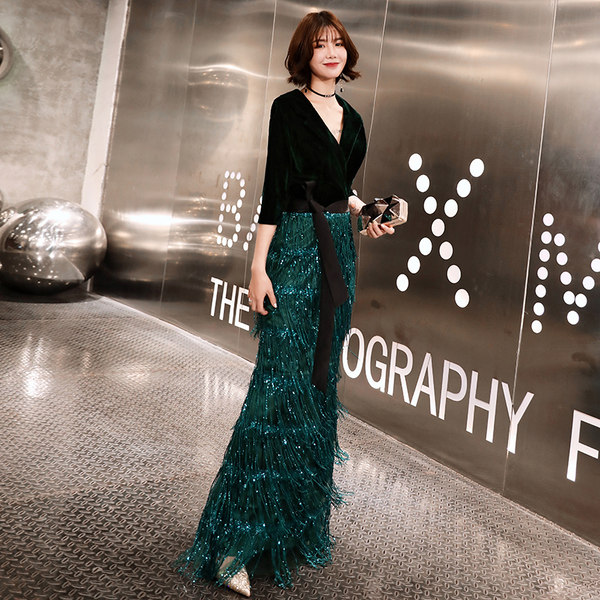 ชุดราตรี ชุดราตรีสวยหรู แบบ ทันสมัย Evening dress