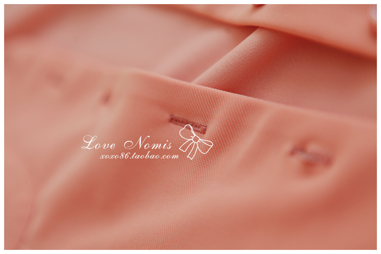 พร้อมส่ง - เสื้อคลุมตัวยาว สีชมพูอ่อน สไตล์เกาหลี เก๋ๆ ชมพูอ่อน