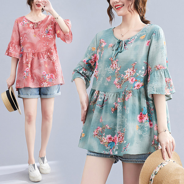 เสื้อลินิน แบบเสื้อสวยๆ เสื้อผ้าฝ้ายลินิน เสื้อเชิ้ตผ้าลินิน BY LININ