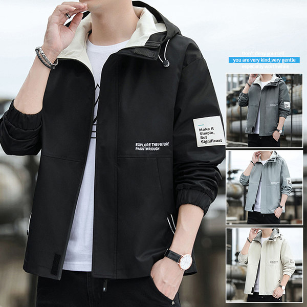 เสื้อแจ็คเก็ตเบสบอล เสื้อคลุม เสื้อแขนยาวสไตล์เกาหลี