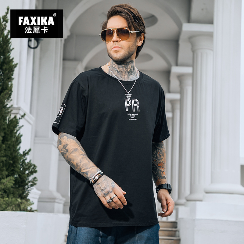 เสื้อยืดผู้ชายอ้วน S-5XL(อกเสื้อ39-51นิ้ว)