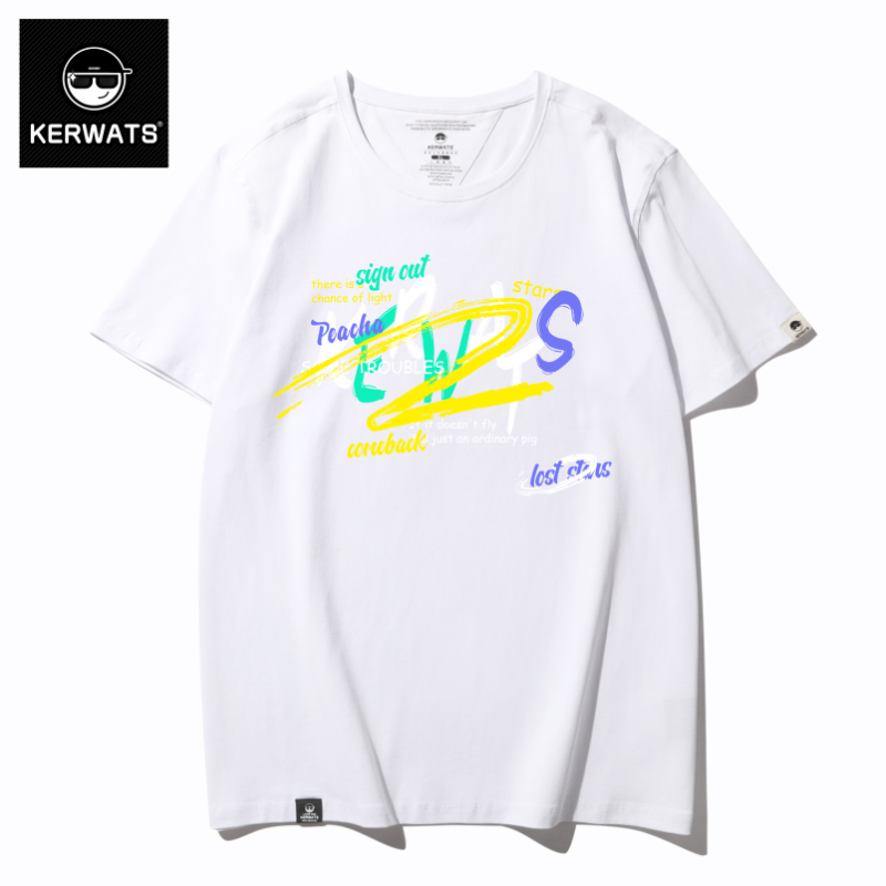 เสื้อยืดผู้ชายอ้วน S-6XL น้ำหนักผู้สวม 50-135 กิโลกรัม