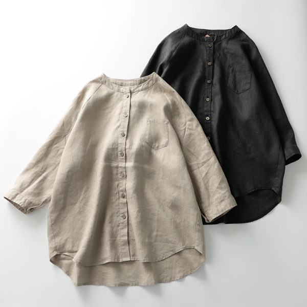 เสื้อลินิน แบบเสื้อสวยๆ เสื้อผ้าฝ้ายลินิน เสื้อเชิ้ตผ้าลินิน BY LININ
