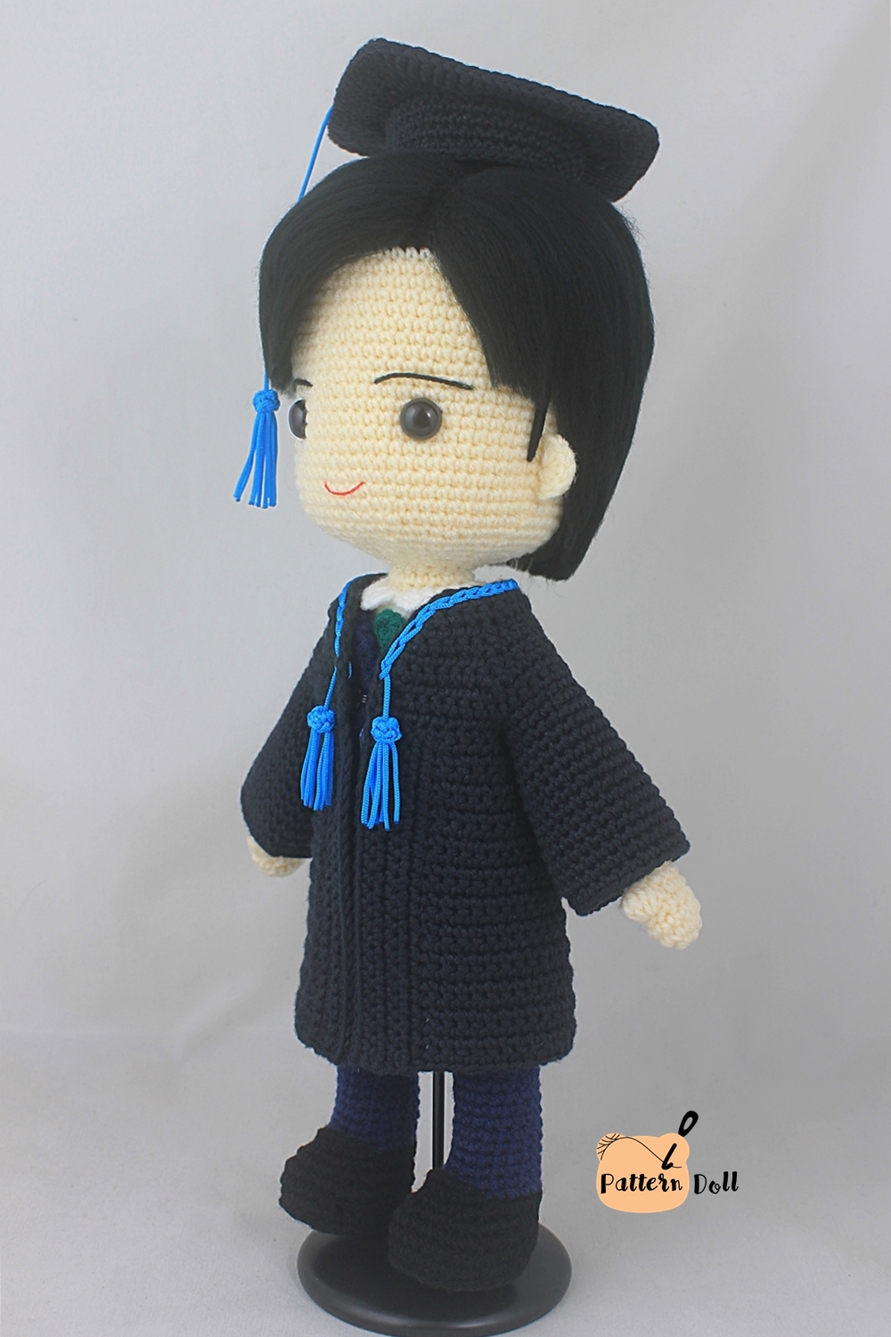 ตุ๊กตาถักชุดรับปริญญาม.เกษตรศาสตร์