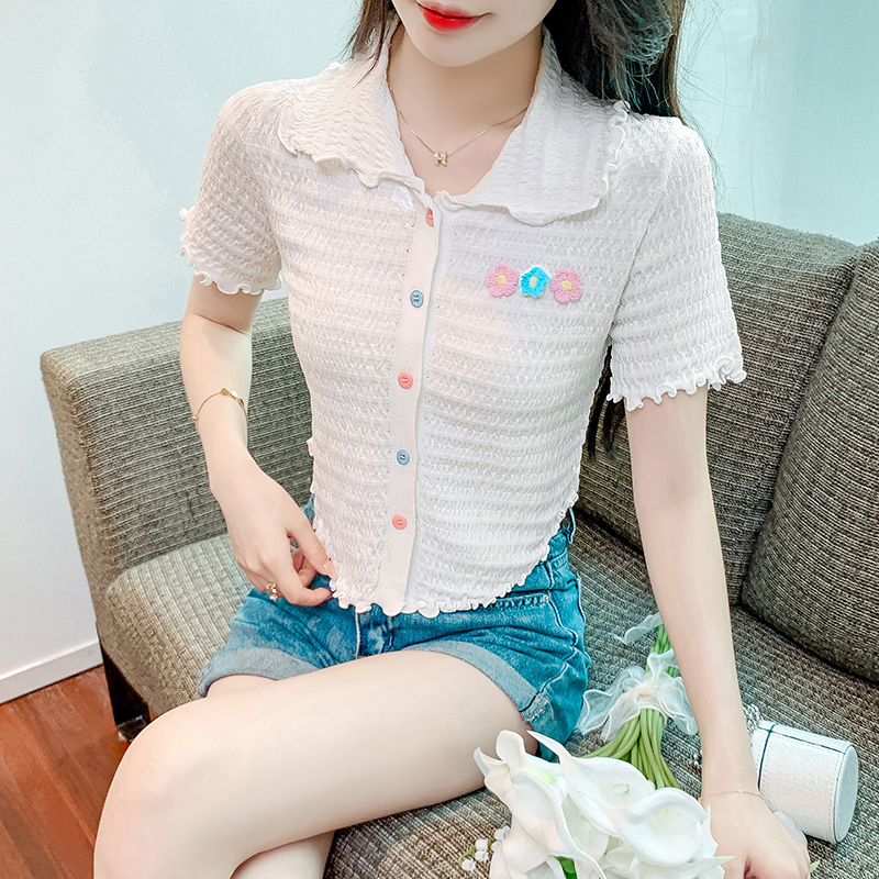 เสื้อผ้าวัยรุ่นเกาหลี เสื้อยืดวัยรุ่นผู้หญิง มีขนาด S M L XL