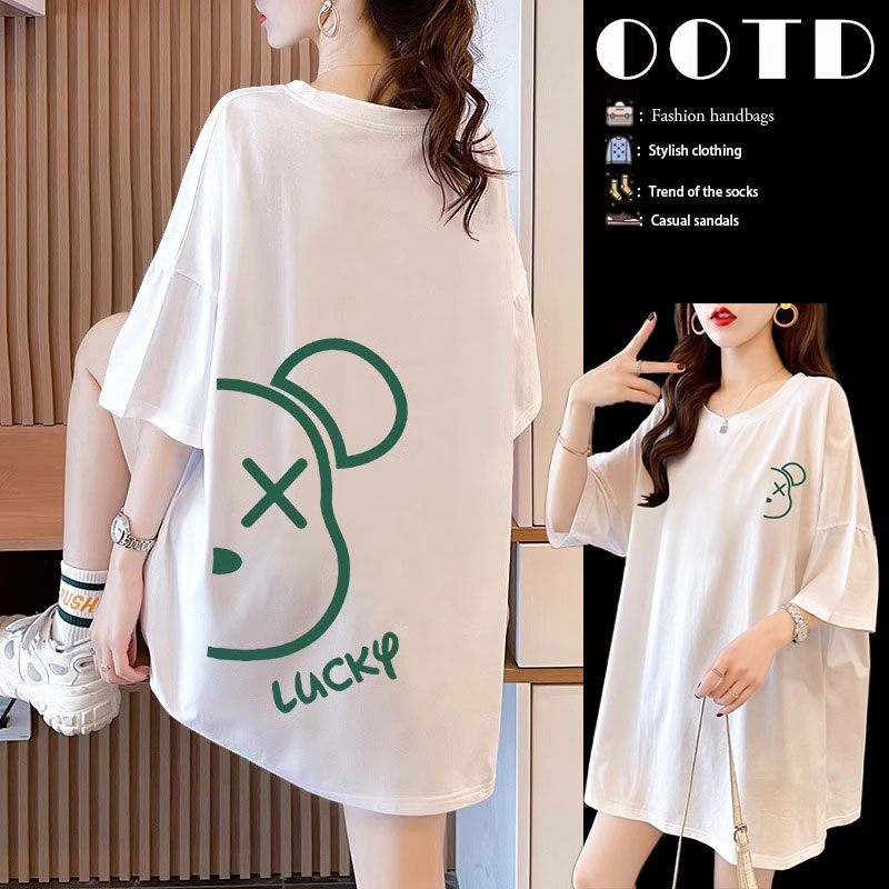 เสื้อยืดคนอ้วนแบบโอเวอร์ไซส์แบบ ulzzang fashion สนใจทักแชท