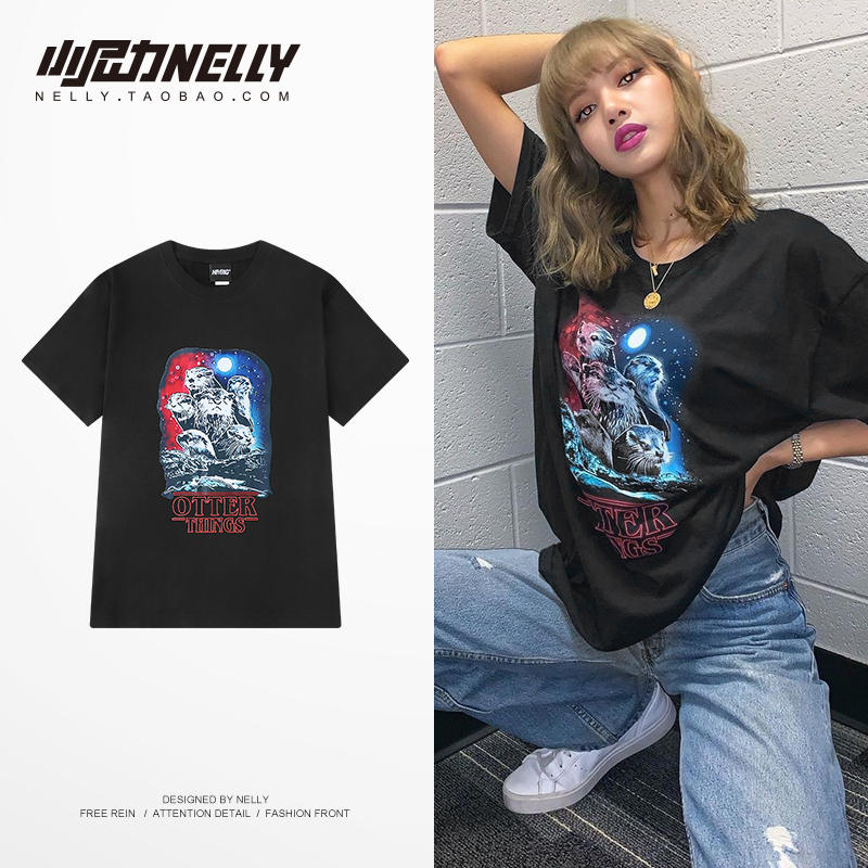 เสื้อยืดคอกลม ผู้ชาย เสื้อยืดผู้ชายเกาหลี เสื้อยืดเกาหลี แบรนด์ NELLY