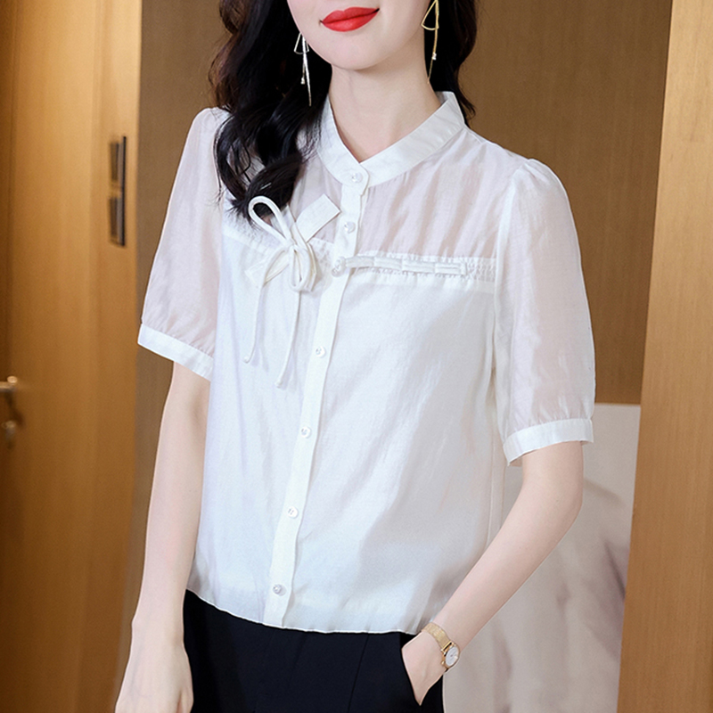 เสื้อชีฟอง เสื้อแฟชั่นสุภาพสตรีวัยผู้ใหญ่ มีไซต์ อก34นิ้ว-43นิ้ว