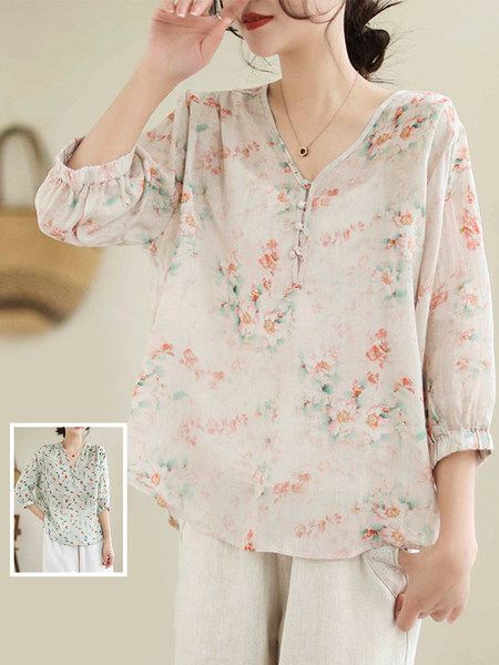 เสื้อลินิน เสื้อผ้าฝ้ายลินิน เสื้อเชิ้ตผ้าลินิน