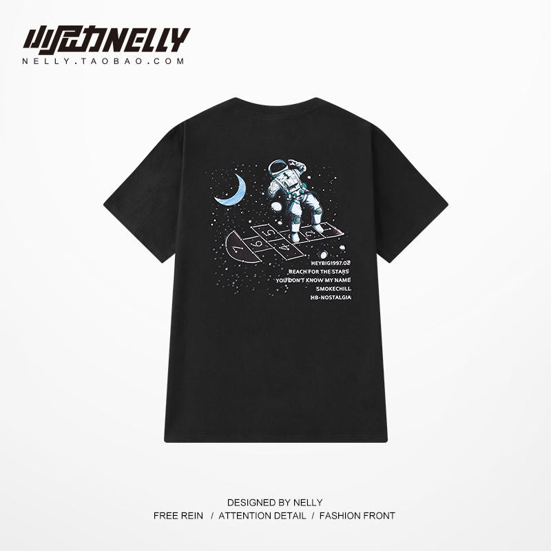 เสื้อยืดคอกลม ผู้ชาย เสื้อยืดผู้ชายเกาหลี เสื้อยืดเกาหลี แบรนด์ NELLY