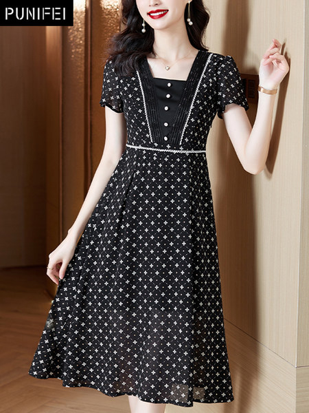 เดรสวัยผู้ใหญ่40-60ปี เดรสคุณแม่ ชุดเดรสทำงานวัยผู้ใหญ่ แบรนด์ MAMA DRESS