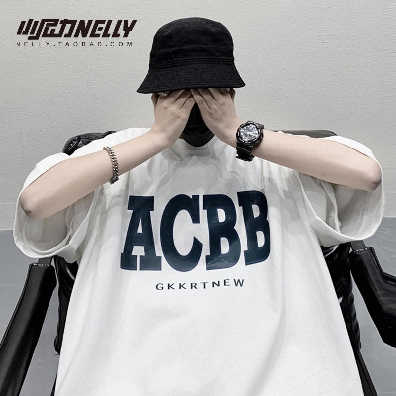เสื้อยืดคอกลม ผู้ชาย เสื้อยืดผู้ชายเกาหลี เสื้อยืดเกาหลี แบรนด์ NELLY