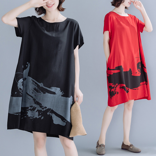 เสื้อผ้าฝ้าย เสื้อผ้าลินิน สไตล์ฤดูร้อน BY Lian Zhi Cotton and linen art สไตล์VINTAGE มีขนาดไซส์อกประมาณ 35-40 นิ้ว