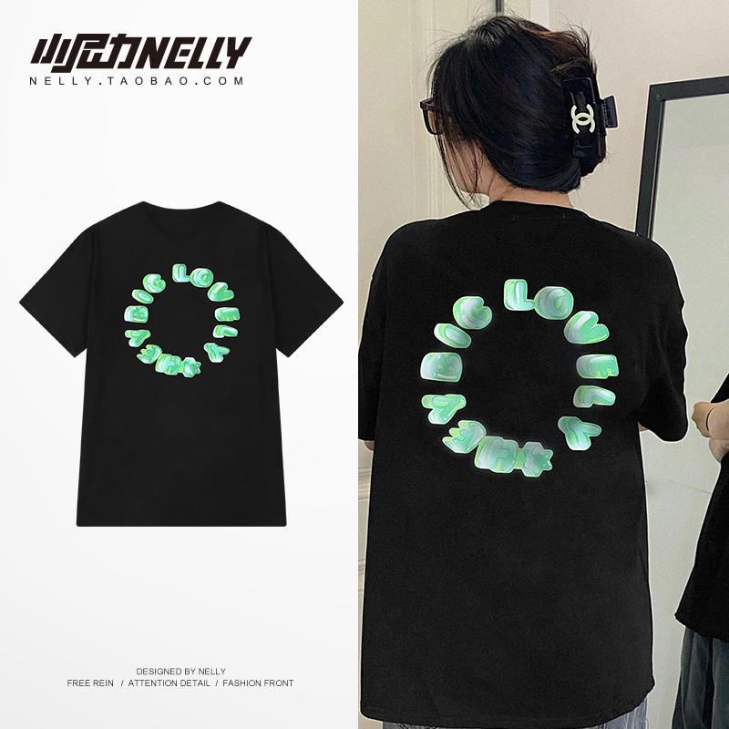 เสื้อยืดคอกลม ผู้ชาย เสื้อยืดผู้ชายเกาหลี เสื้อยืดเกาหลี แบรนด์ NELLY