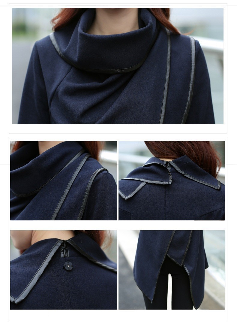 European style woolen เสื้อคลุมกันหนาวผ้าเนื้อดี ทรงสวย ใส่ได้หลายแบบ จะปล่อยหรือรูดซิบก็เก๋ งานดีมาก รุ่นนี้ของมาน้อยมากค่ะ พร้อมส่งเลยน้าา gray