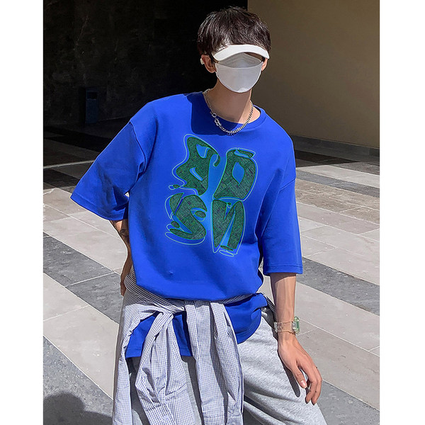 เสื้อยืดคอกลม ผู้ชาย เสื้อยืดผู้ชายเกาหลี เสื้อยืดเกาหลี แบรนด์ NELLY