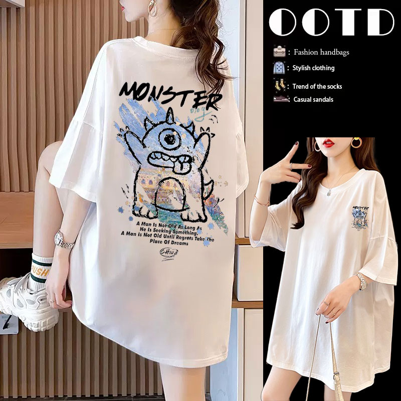 เสื้อยืดคนอ้วนแบบโอเวอร์ไซส์แบบ ulzzang fashion สนใจทักแชท