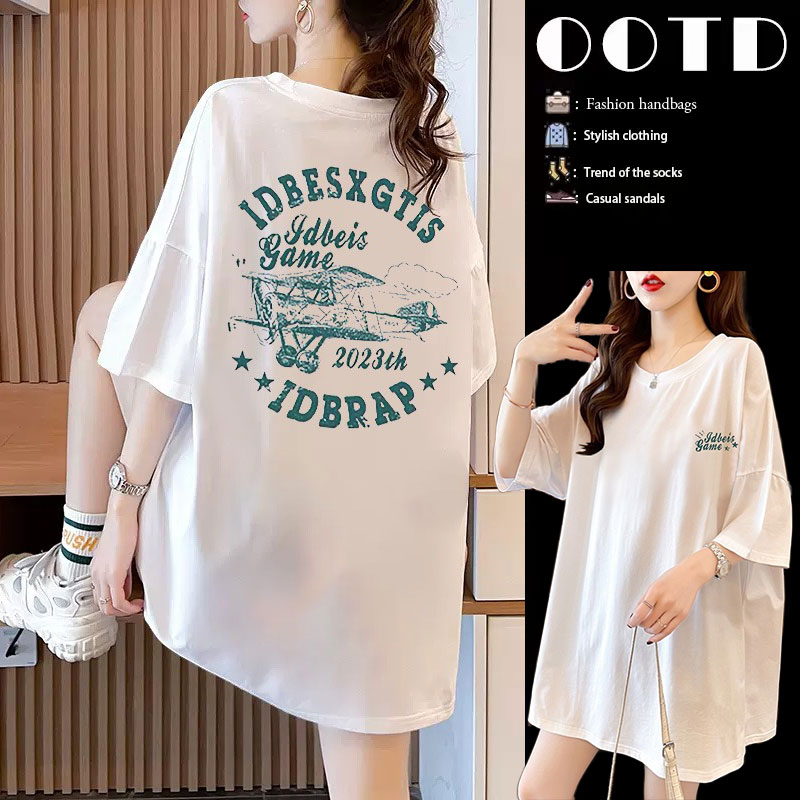 เสื้อยืดคนอ้วนแบบโอเวอร์ไซส์แบบ ulzzang fashion สนใจทักแชท