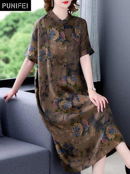 เดรสวัยผู้ใหญ่40-60ปี เดรสคุณแม่ ชุดเดรสทำงานวัยผู้ใหญ่ แบรนด์ MAMA DRESS