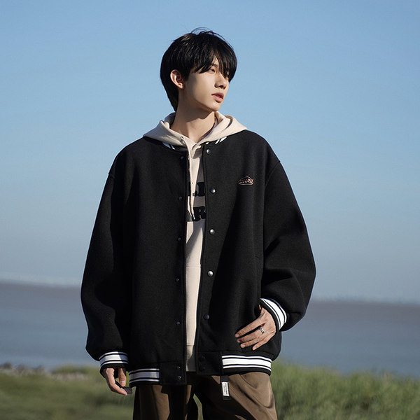 เสื้อแจ็คเก็ตเบสบอล เสื้อคลุม เสื้อแขนยาวสไตล์เกาหลี