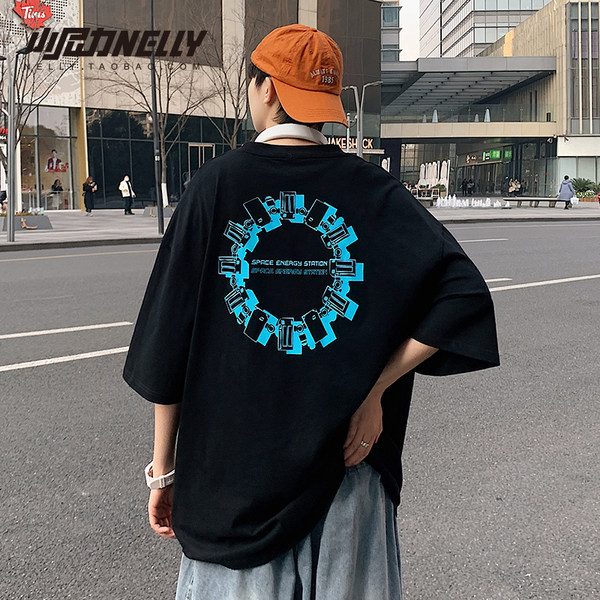 เสื้อยืดคอกลม ผู้ชาย เสื้อยืดผู้ชายเกาหลี เสื้อยืดเกาหลี แบรนด์ NELLY