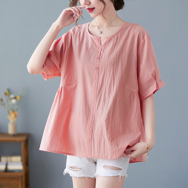 เสื้อลินิน แบบเสื้อสวยๆ เสื้อผ้าฝ้ายลินิน เสื้อเชิ้ตผ้าลินิน BY LININ