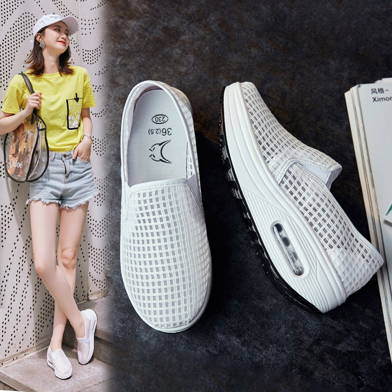 รองเท้าผ้าใบ รองเท้าลำลอง รองเท้าผ้าใบลำลอง รองเท้าแฟชั่นแบบสวม Slipper Shop