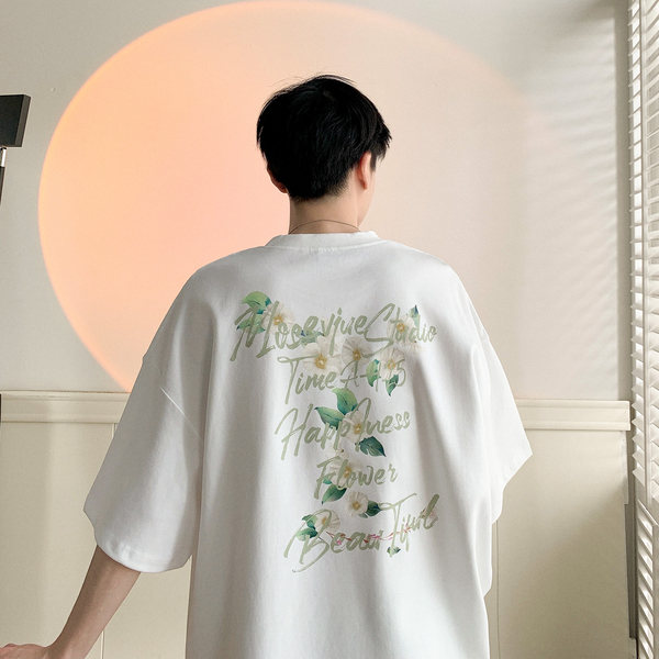 เสื้อยืดผู้ชายอ้วน S-5XL(อกเสื้อ39-51นิ้ว)