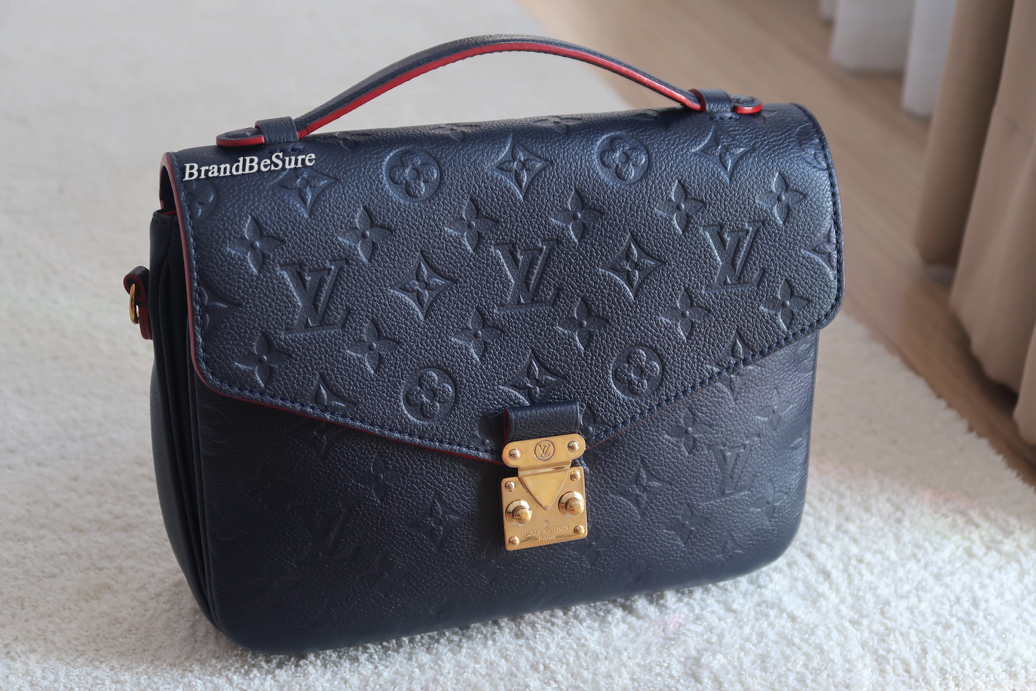 Louis Vuitton Blue Monogram Empreinte Metis Pochette