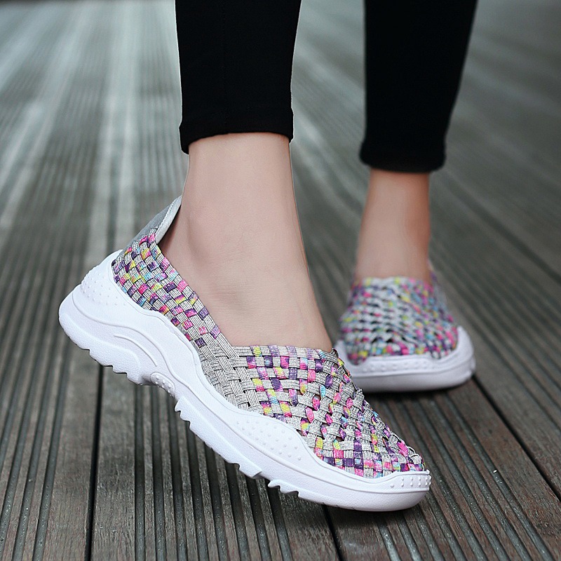 รองเท้าผ้าใบ รองเท้าลำลอง รองเท้าผ้าใบลำลอง รองเท้าแฟชั่นแบบสวม Slipper Shop