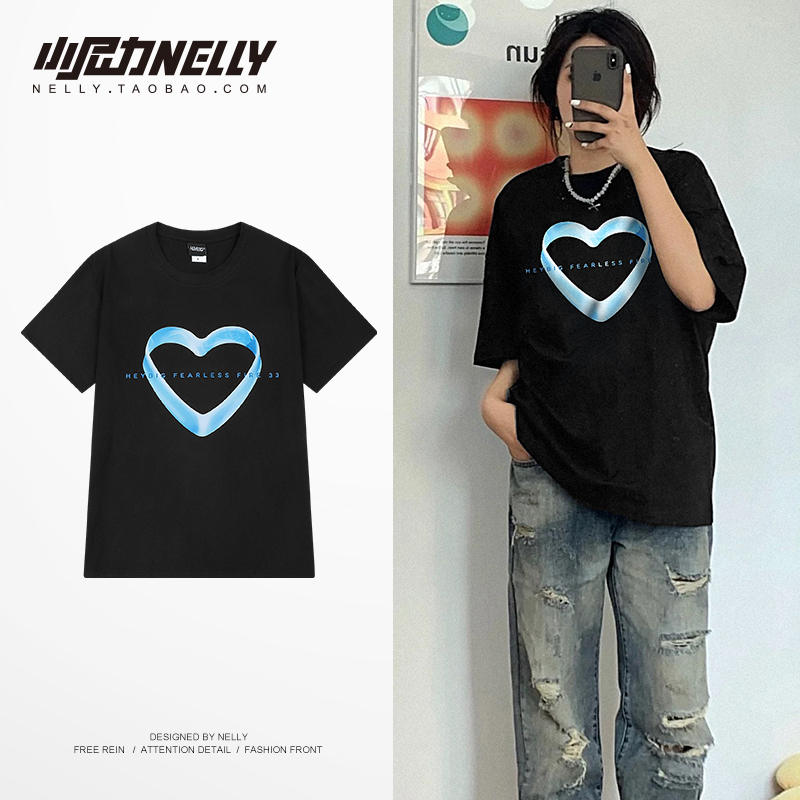 เสื้อยืดคอกลม ผู้ชาย เสื้อยืดผู้ชายเกาหลี เสื้อยืดเกาหลี แบรนด์ NELLY