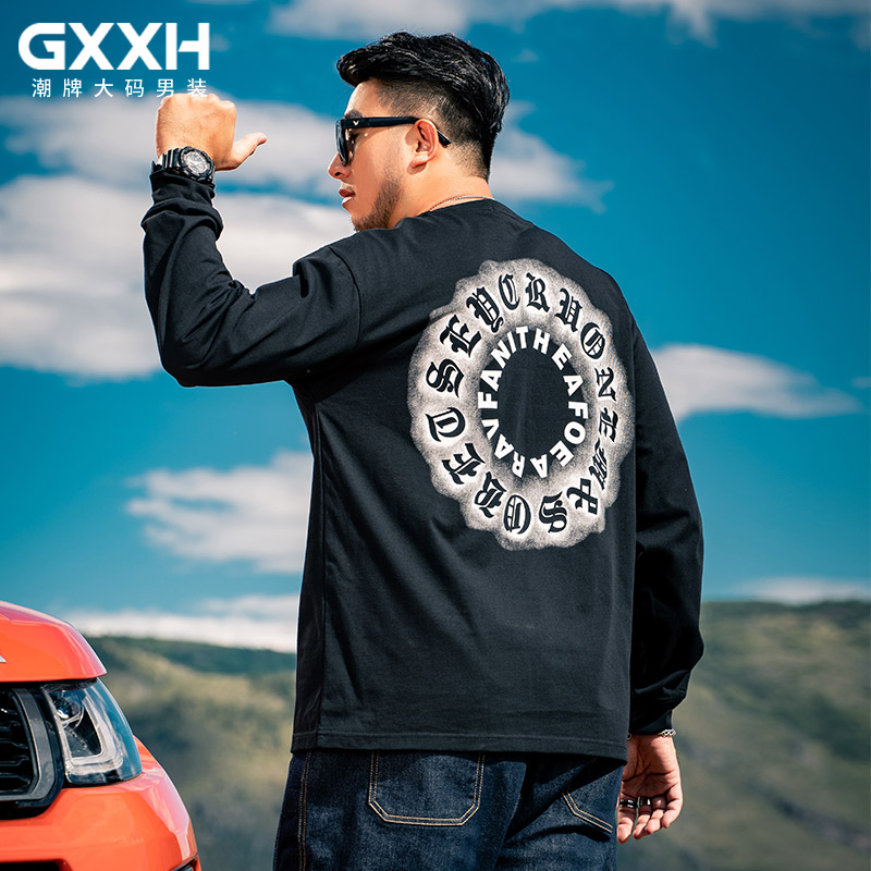 เสื้อยืดผู้ชายอ้วน S-5XL(อกเสื้อ39-51นิ้ว)