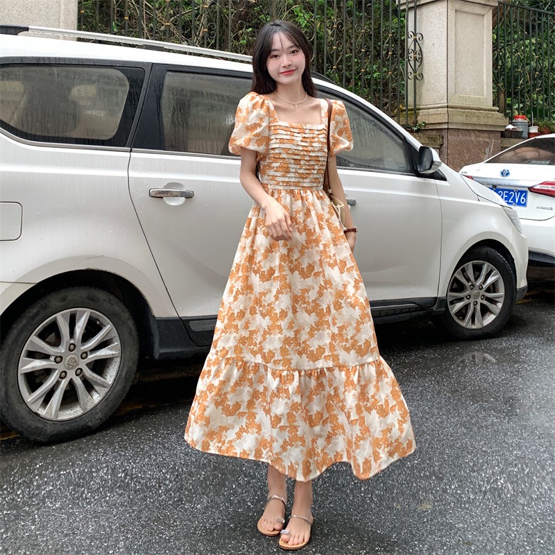 เดรสแขนสั้น มีไซส์ L-4XLอก 38-47 นิ้ว ใส่ได้ทั้งสาวหุ่นดีน่ารักจนถึงสาวอวบพลัสไซส์ จัดส่งฟรี! ทักแชทสั่งซื้อ