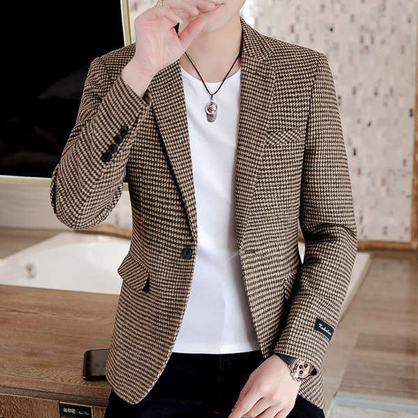 สูท Blazers ผู้ชาย เสื้อคลุมสไตล์สูท สำหรับผู้ชาย