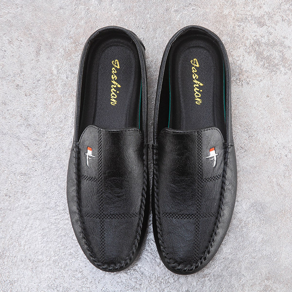 รองเท้าโลฟเฟอร์ชาย รองเท้าผู้ชาย รองเท้าแฟชั่นชาย รองเท้าหนังผู้ชาย Men Loafer Slip-On Shoes