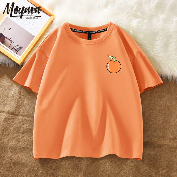 เสื้อยืดคอตตอน สกรีนลายน่ารัก มีหลากหลายสี ส่งฟรีทั่วไทย