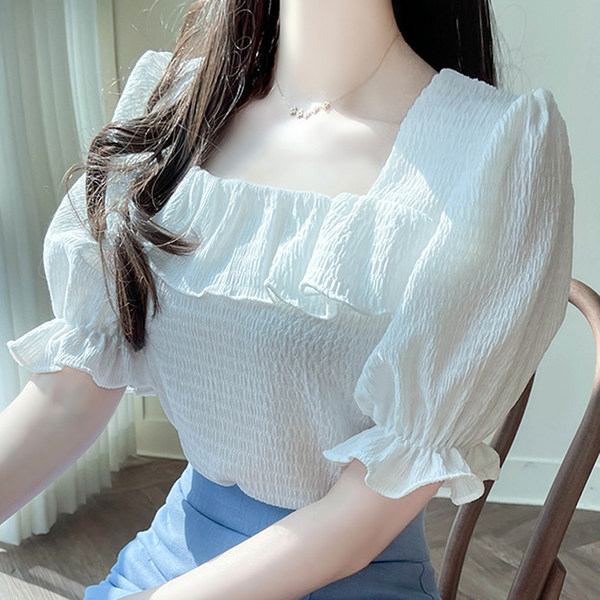 เสื้อชีฟองเกาหลี เสื้อชีฟองสวยๆ