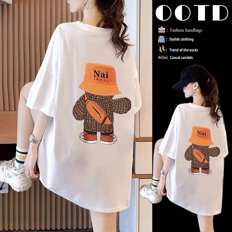 เสื้อยืดคนอ้วนแบบโอเวอร์ไซส์แบบ ulzzang fashion สนใจทักแชท