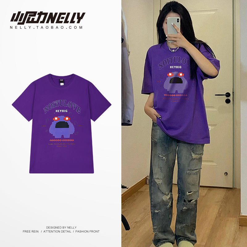 เสื้อยืดคอกลม ผู้ชาย เสื้อยืดผู้ชายเกาหลี เสื้อยืดเกาหลี แบรนด์ NELLY