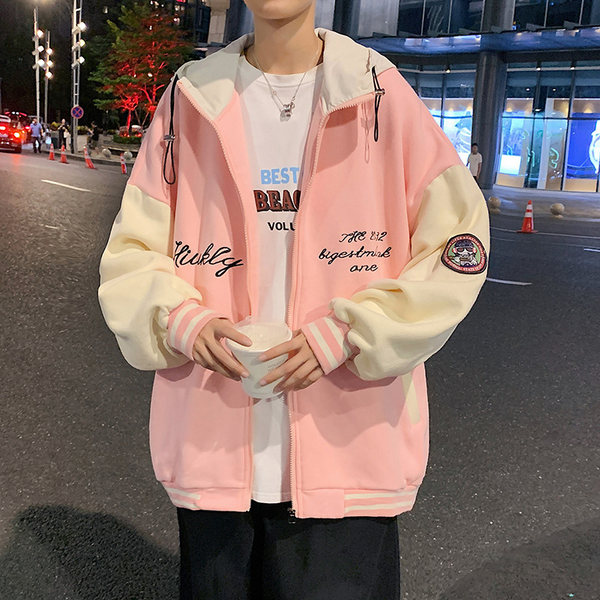 เสื้อแจ็คเก็ตเบสบอล เสื้อคลุม เสื้อแขนยาวสไตล์เกาหลี