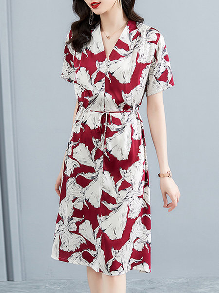 เดรสวัยผู้ใหญ่40-60ปี เดรสคุณแม่ ชุดเดรสทำงานวัยผู้ใหญ่ แบรนด์ MAMA DRESS