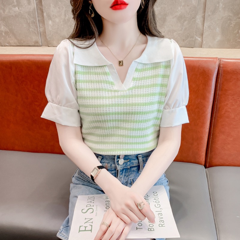 เสื้อผ้าวัยรุ่นเกาหลี เสื้อยืดวัยรุ่นผู้หญิง มีขนาด S M L XL