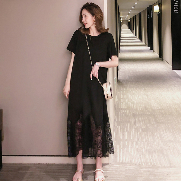 เสื้อยืดเดรสยาว เดรสยาวแบบเสื้อยืด