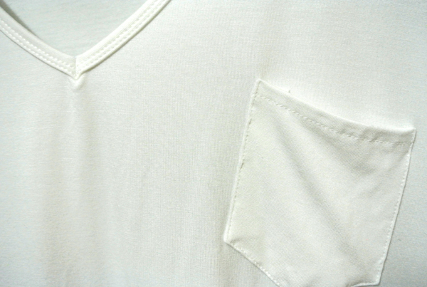 เสื้อผ้าแฟชั่น เสื้อยืดตัวใหญ่ คอวี