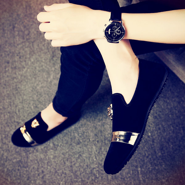 รองเท้าหนังผู้ชาย มีไซส์39-44 รองเท้าโลฟเฟอร์ชาย Slip-On Shoes