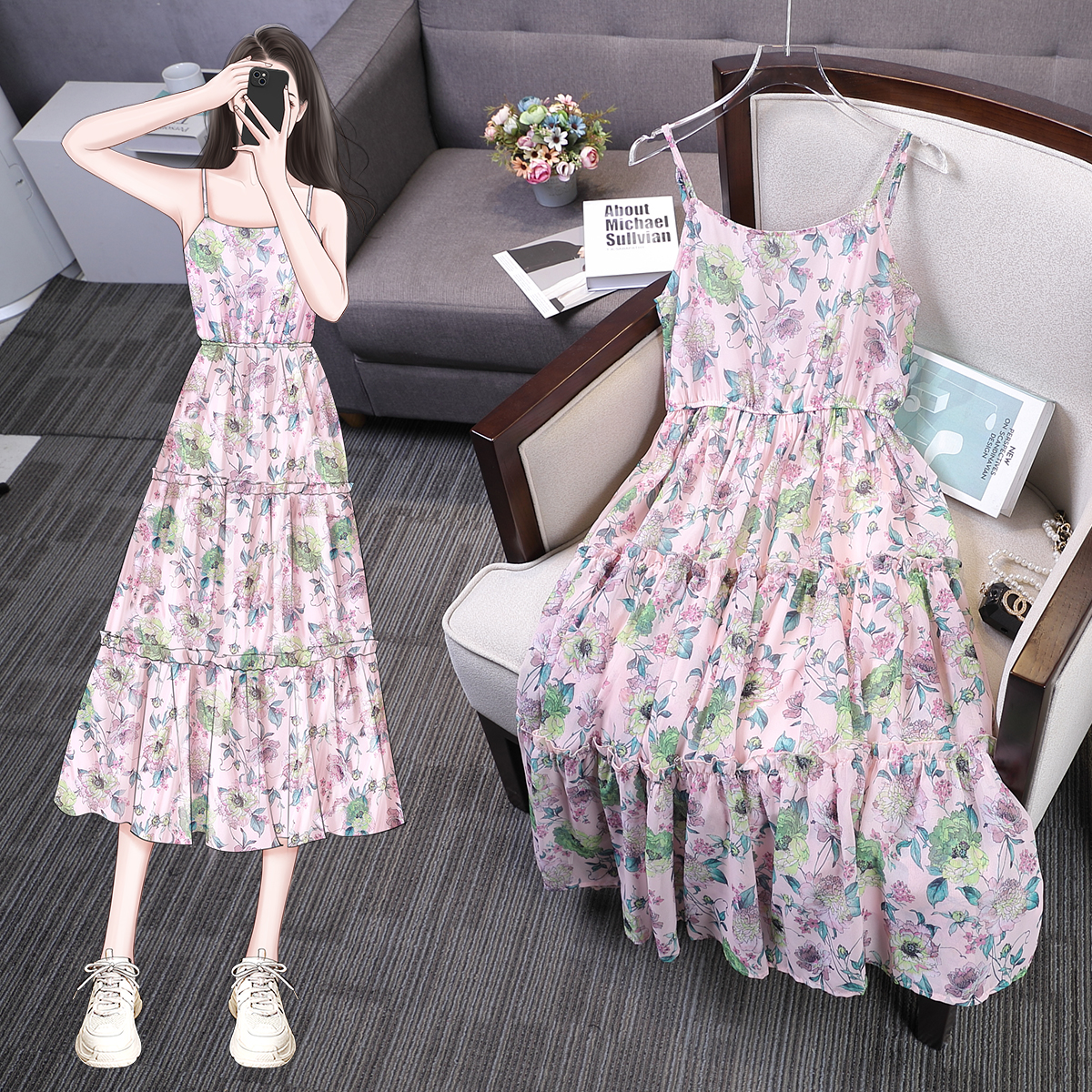 เดรสแขนสั้น มีไซส์ L-4XLอก 38-47 นิ้ว ใส่ได้ทั้งสาวหุ่นดีน่ารักจนถึงสาวอวบพลัสไซส์ จัดส่งฟรี! ทักแชทสั่งซื้อ