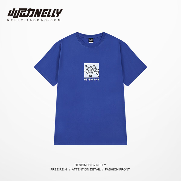 เสื้อยืดคอกลม ผู้ชาย เสื้อยืดผู้ชายเกาหลี เสื้อยืดเกาหลี แบรนด์ NELLY